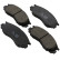 Brake Pad Set, disc brake 36925 ABS