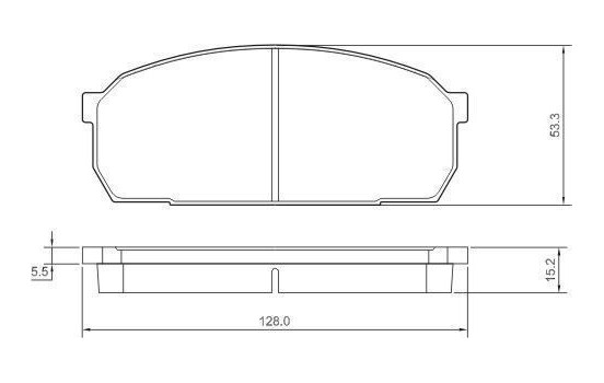 Brake Pad Set, disc brake 36926 ABS, Image 2
