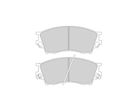 Brake Pad Set, disc brake 36929 ABS, Image 3