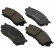 Brake Pad Set, disc brake 36929 ABS