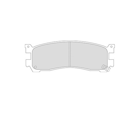 Brake Pad Set, disc brake 36930 ABS, Image 2