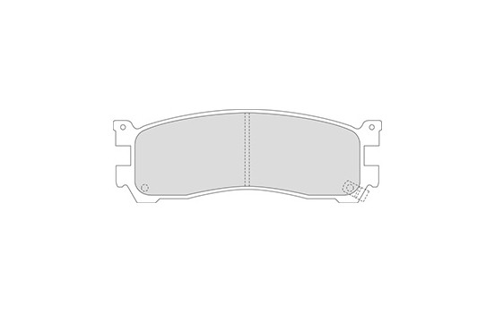 Brake Pad Set, disc brake 36930 ABS, Image 2