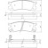 Brake Pad Set, disc brake 36930 ABS, Thumbnail 3