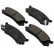 Brake Pad Set, disc brake 36930 ABS
