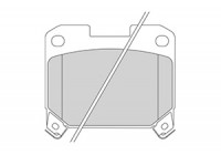 Brake Pad Set, disc brake 36936 ABS