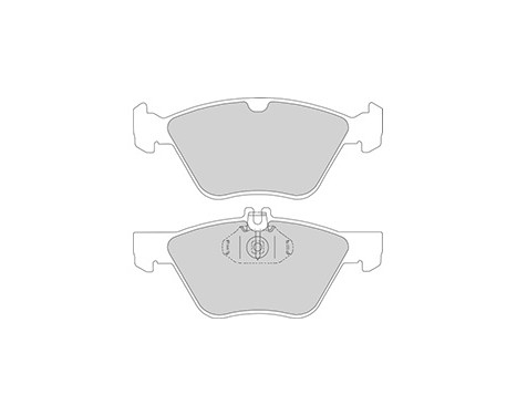 Brake Pad Set, disc brake 36943 ABS, Image 3