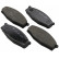 Brake Pad Set, disc brake 36954 ABS