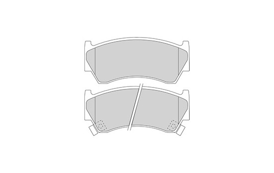 Brake Pad Set, disc brake 36955 ABS, Image 2