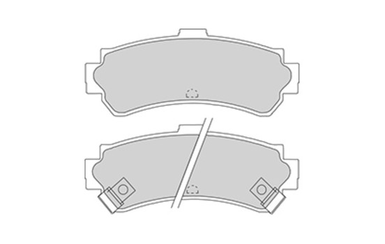 Brake Pad Set, disc brake 36956 ABS, Image 2