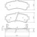 Brake Pad Set, disc brake 36956 ABS, Thumbnail 3
