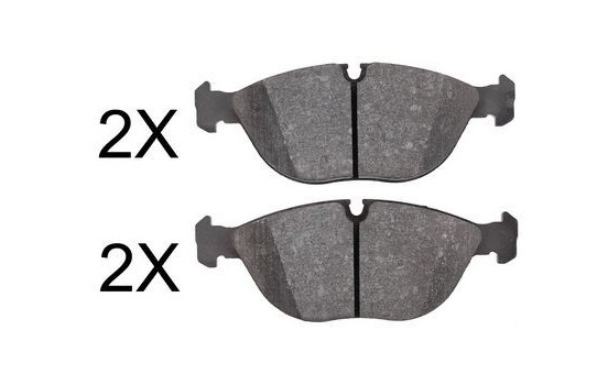 Brake Pad Set, disc brake 36957 ABS