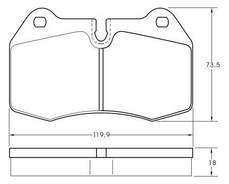 Brake Pad Set, disc brake 36958 ABS, Image 2