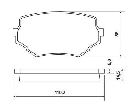 Brake Pad Set, disc brake 36965 ABS, Image 2