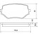 Brake Pad Set, disc brake 36965 ABS, Thumbnail 2