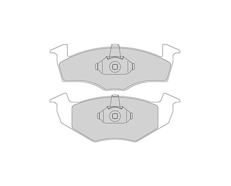 Brake Pad Set, disc brake 36969 ABS, Image 3