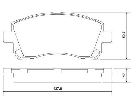 Brake Pad Set, disc brake 36972 ABS, Image 2