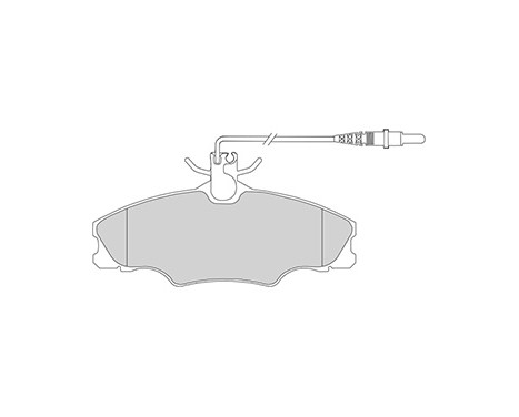 Brake Pad Set, disc brake 36976 ABS, Image 3