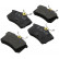 Brake Pad Set, disc brake 36994 ABS