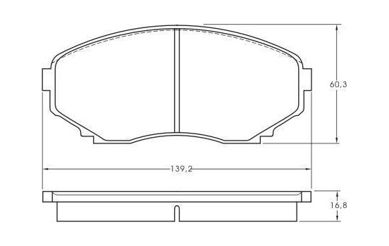 Brake Pad Set, disc brake 36995 ABS, Image 2