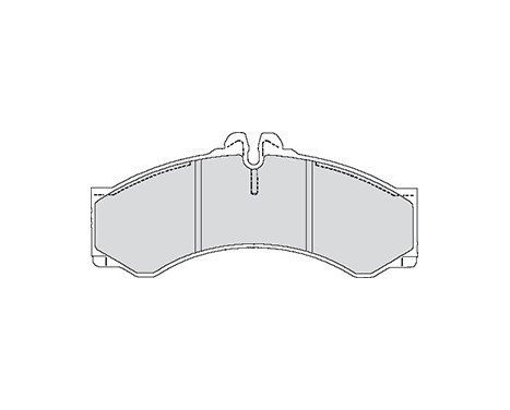 Brake Pad Set, disc brake 37000 ABS, Image 3