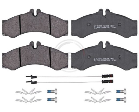 Brake Pad Set, disc brake 37000 ABS, Image 4