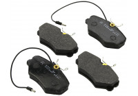Brake Pad Set, disc brake 37003 ABS