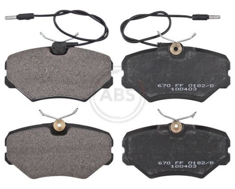 Brake Pad Set, disc brake 37003 ABS, Image 3
