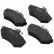 Brake Pad Set, disc brake 37010 ABS