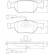 Brake Pad Set, disc brake 37012 ABS, Thumbnail 2