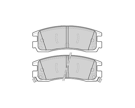 Brake Pad Set, disc brake 37014 ABS, Image 3
