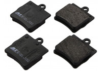 Brake Pad Set, disc brake 37021 ABS