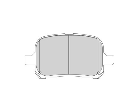 Brake Pad Set, disc brake 37033 ABS, Image 3