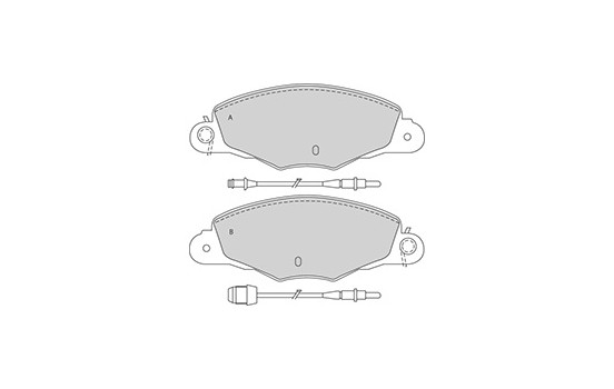 Brake Pad Set, disc brake 37039 ABS, Image 3