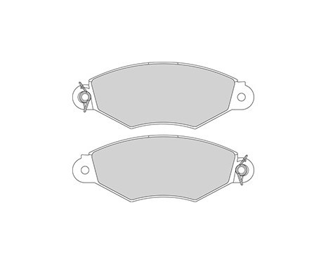 Brake Pad Set, disc brake 37040 ABS, Image 3