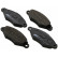 Brake Pad Set, disc brake 37040 ABS