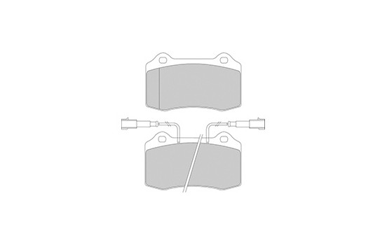 Brake Pad Set, disc brake 37041 ABS, Image 3