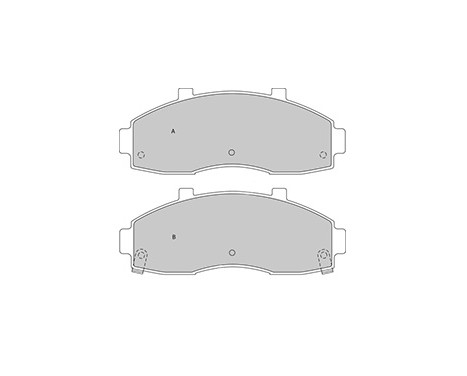 Brake Pad Set, disc brake 37044 ABS, Image 2