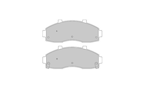 Brake Pad Set, disc brake 37044 ABS, Image 2