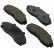 Brake Pad Set, disc brake 37044 ABS