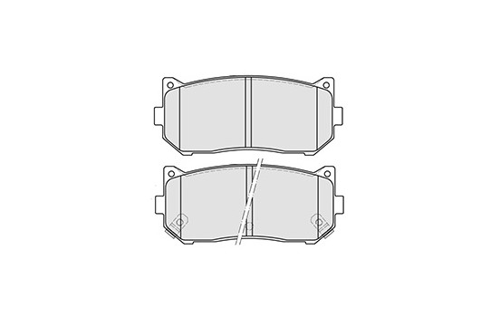 Brake Pad Set, disc brake 37045 ABS, Image 2