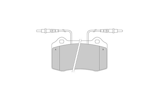 Brake Pad Set, disc brake 37049 ABS, Image 3