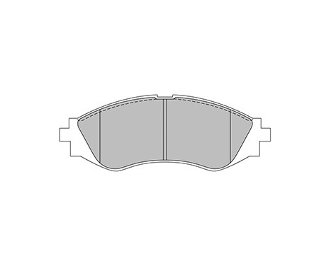 Brake Pad Set, disc brake 37055 ABS, Image 3