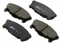 Brake Pad Set, disc brake 37058 ABS