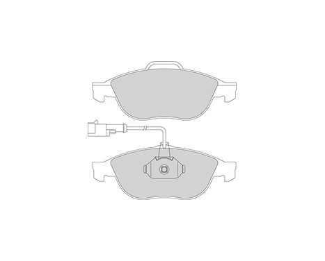 Brake Pad Set, disc brake 37064 ABS, Image 3