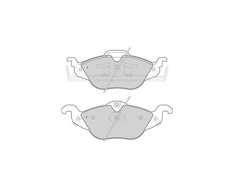 Brake Pad Set, disc brake 37065 ABS, Image 3