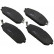 Brake Pad Set, disc brake 37084 ABS