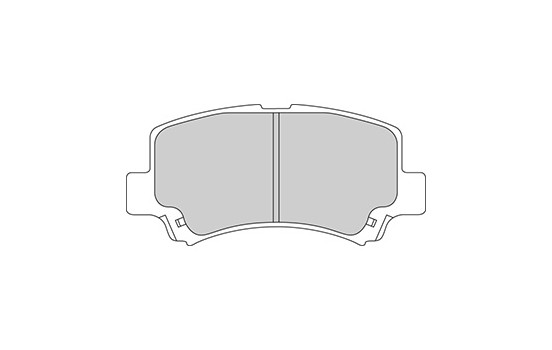 Brake Pad Set, disc brake 37086 ABS, Image 3