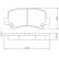 Brake Pad Set, disc brake 37086 ABS, Thumbnail 2