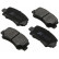 Brake Pad Set, disc brake 37086 ABS