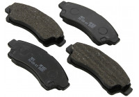 Brake Pad Set, disc brake 37091 ABS